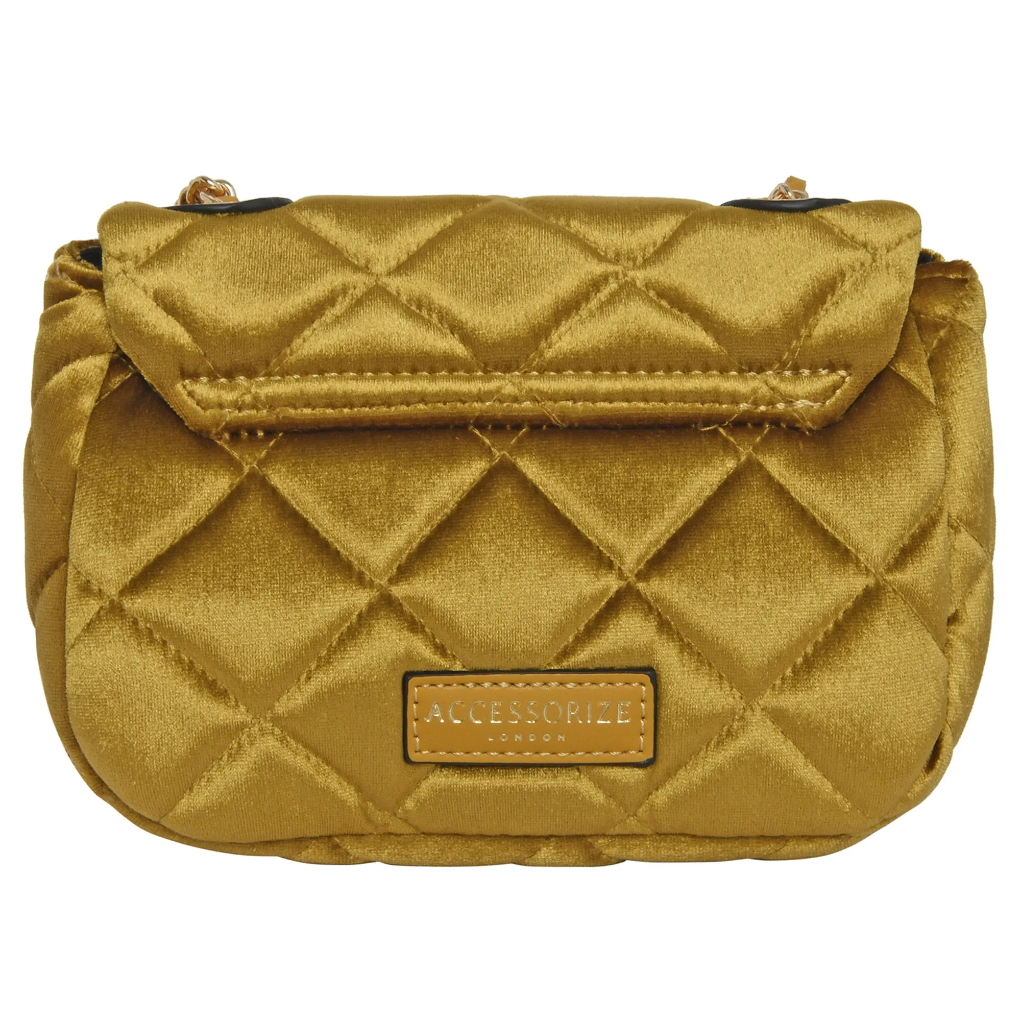 Accessorize London Women's Lucy Velvet Cross-Body Bag