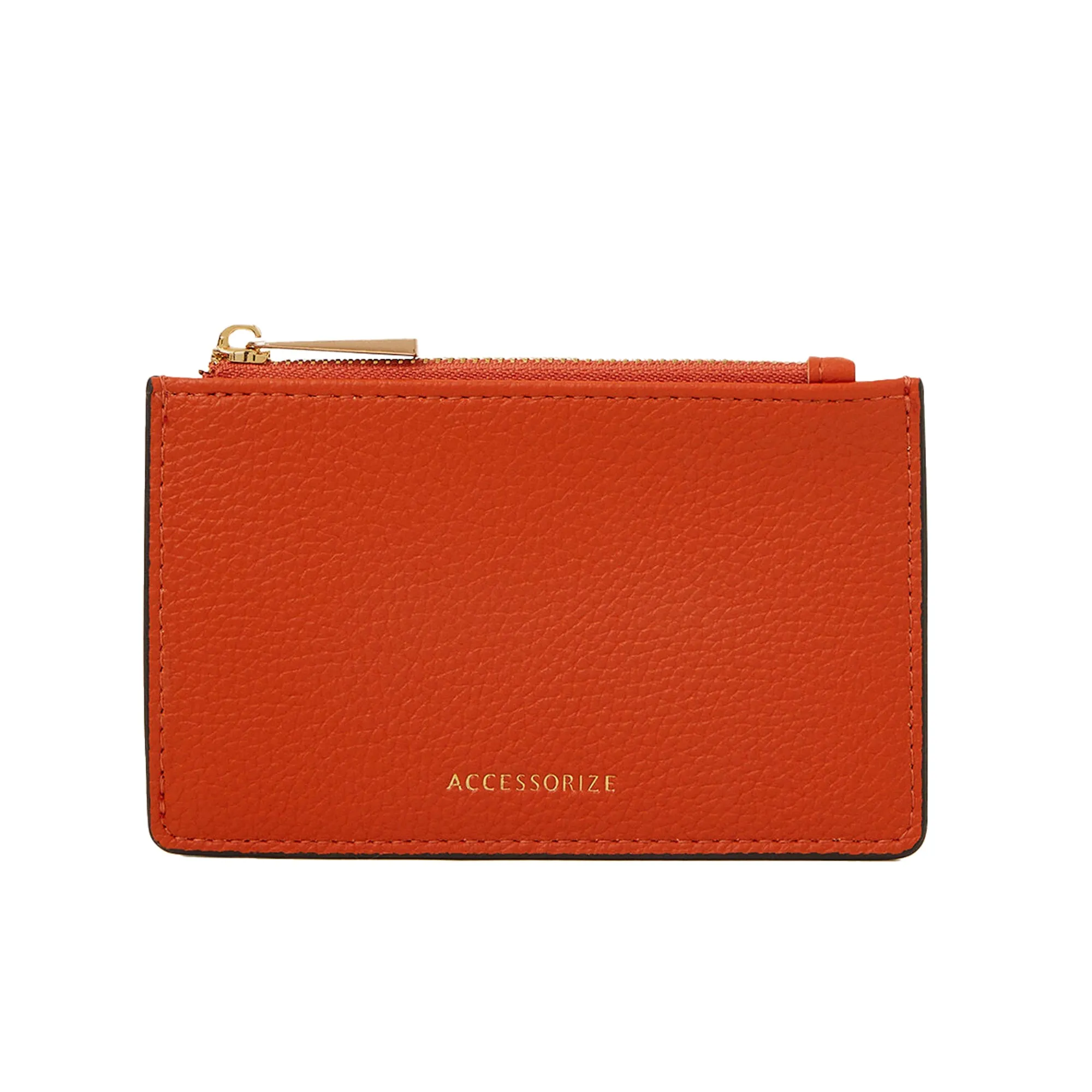 Accessorize London Women's Orange Classic Cardholder