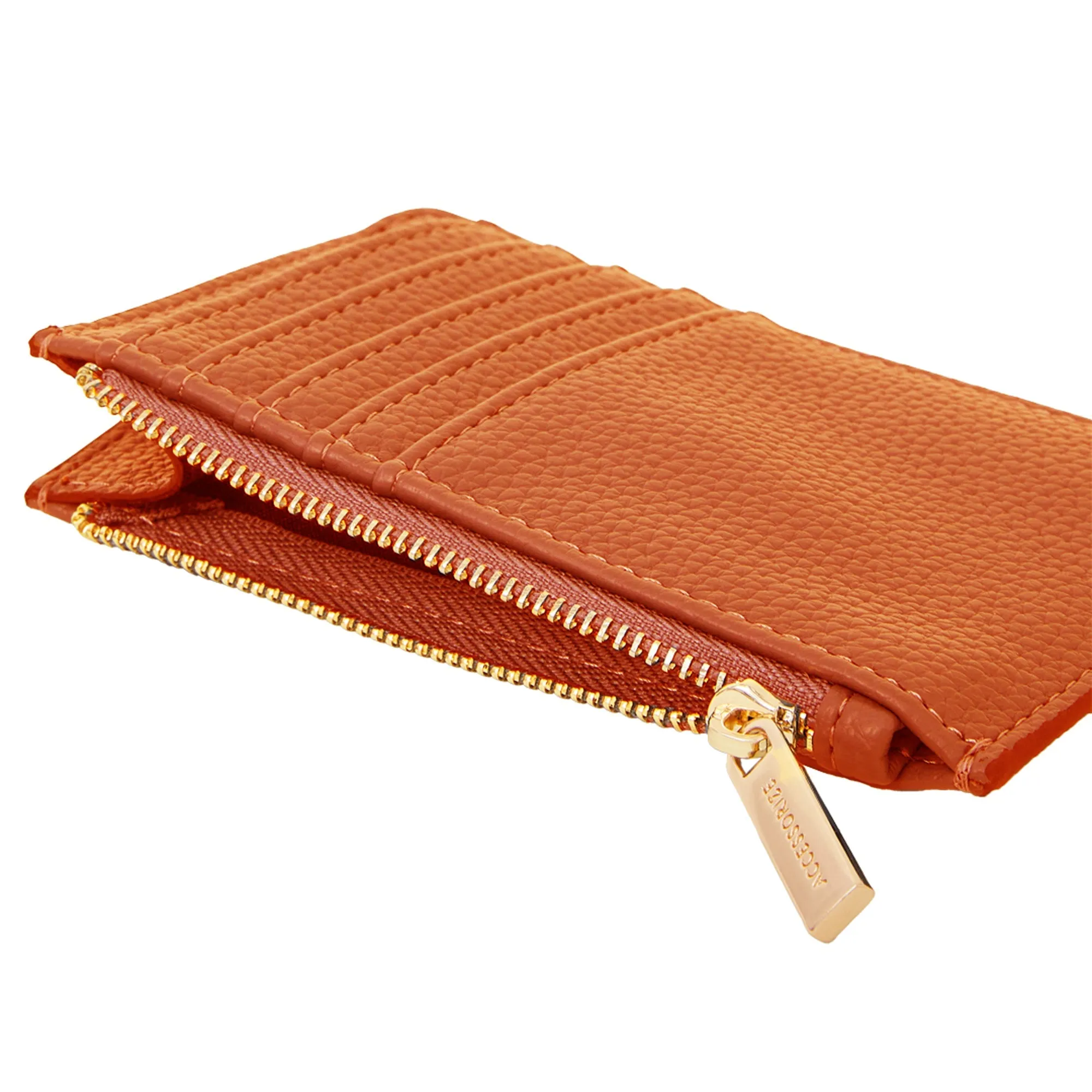 Accessorize London Women's Orange Classic Cardholder