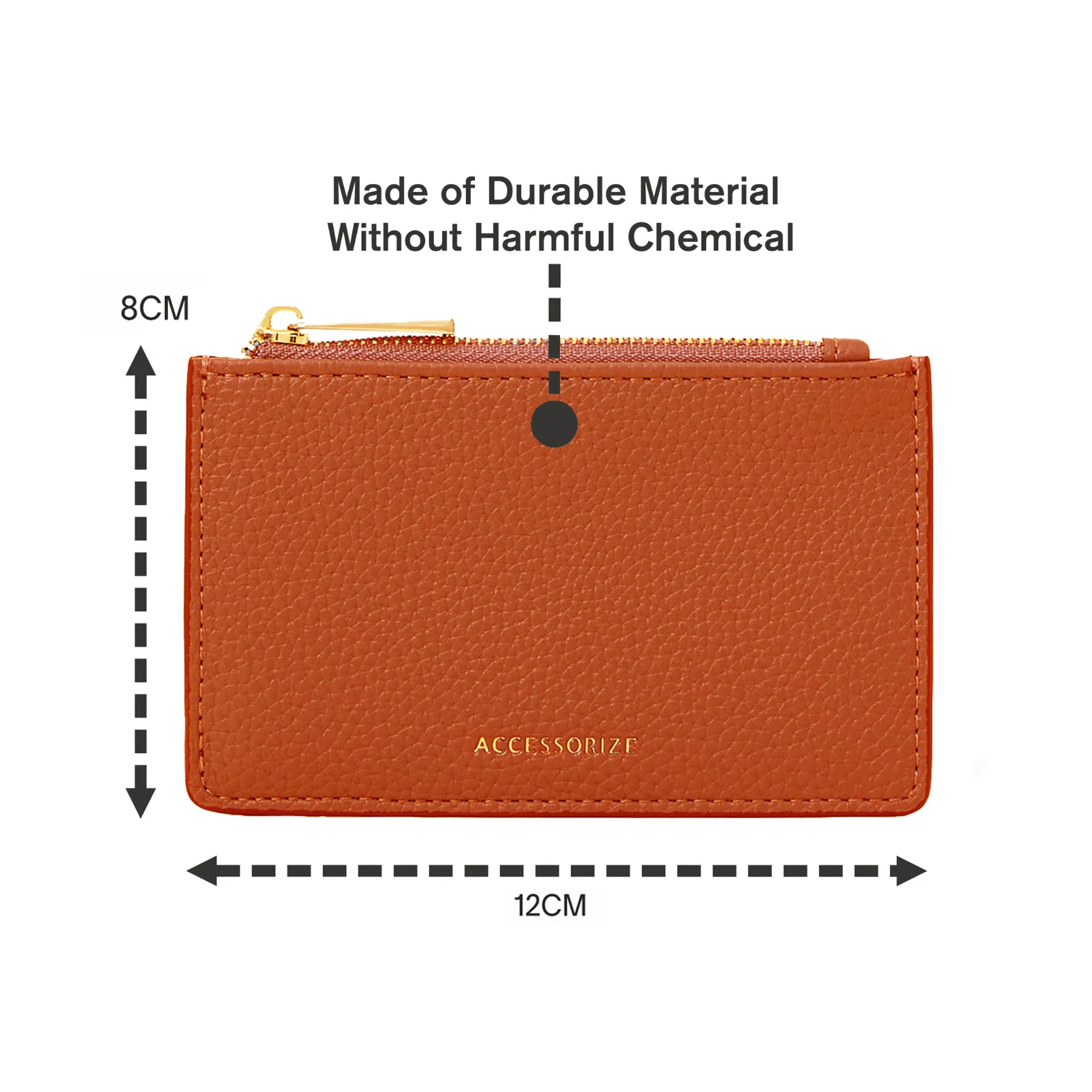 Accessorize London Women's Orange Classic Cardholder