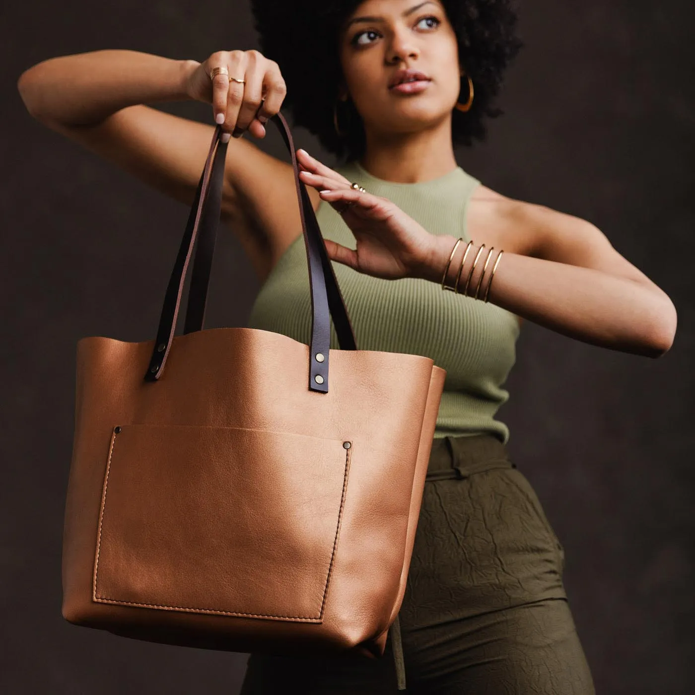 'Almost Perfect' Leather Tote Bag - Limited Edition