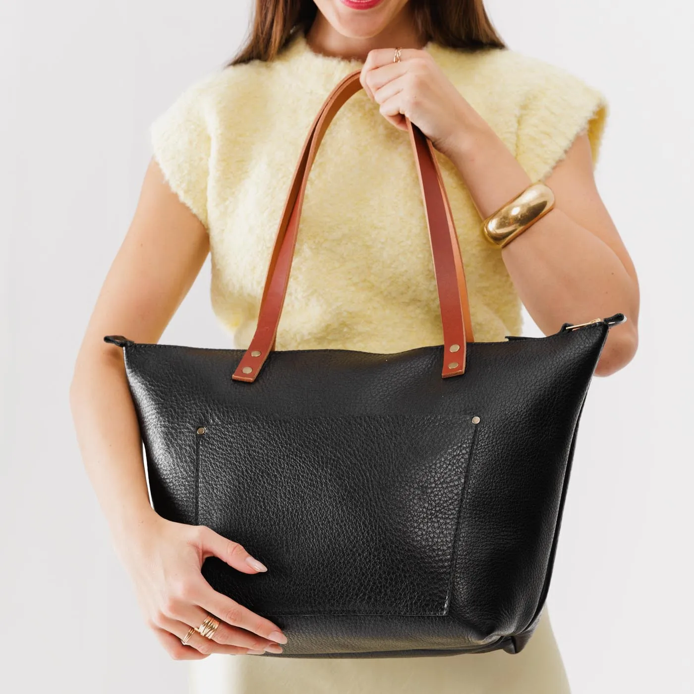 'Almost Perfect' Leather Tote Bag - Limited Edition