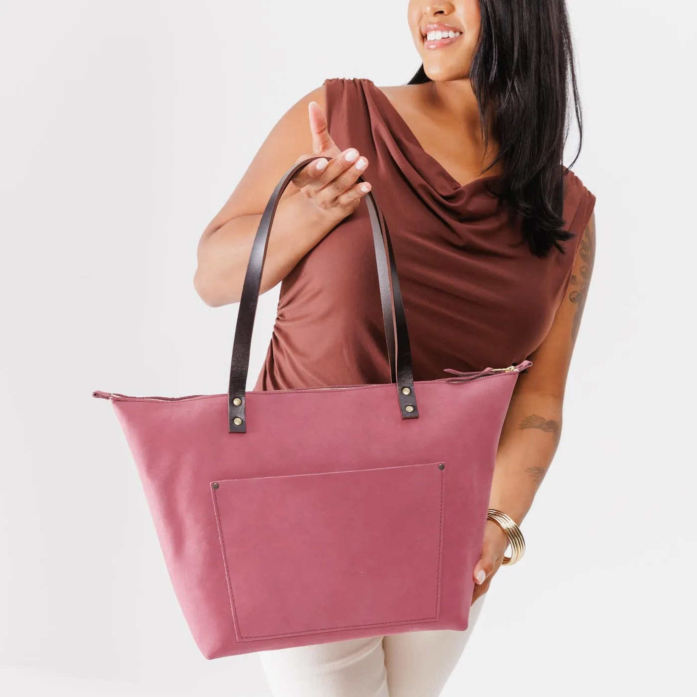 'Almost Perfect' Leather Tote Bag - Limited Edition