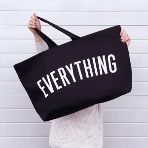 Alphabet Bags - Everything - Black REALLY Big Bag