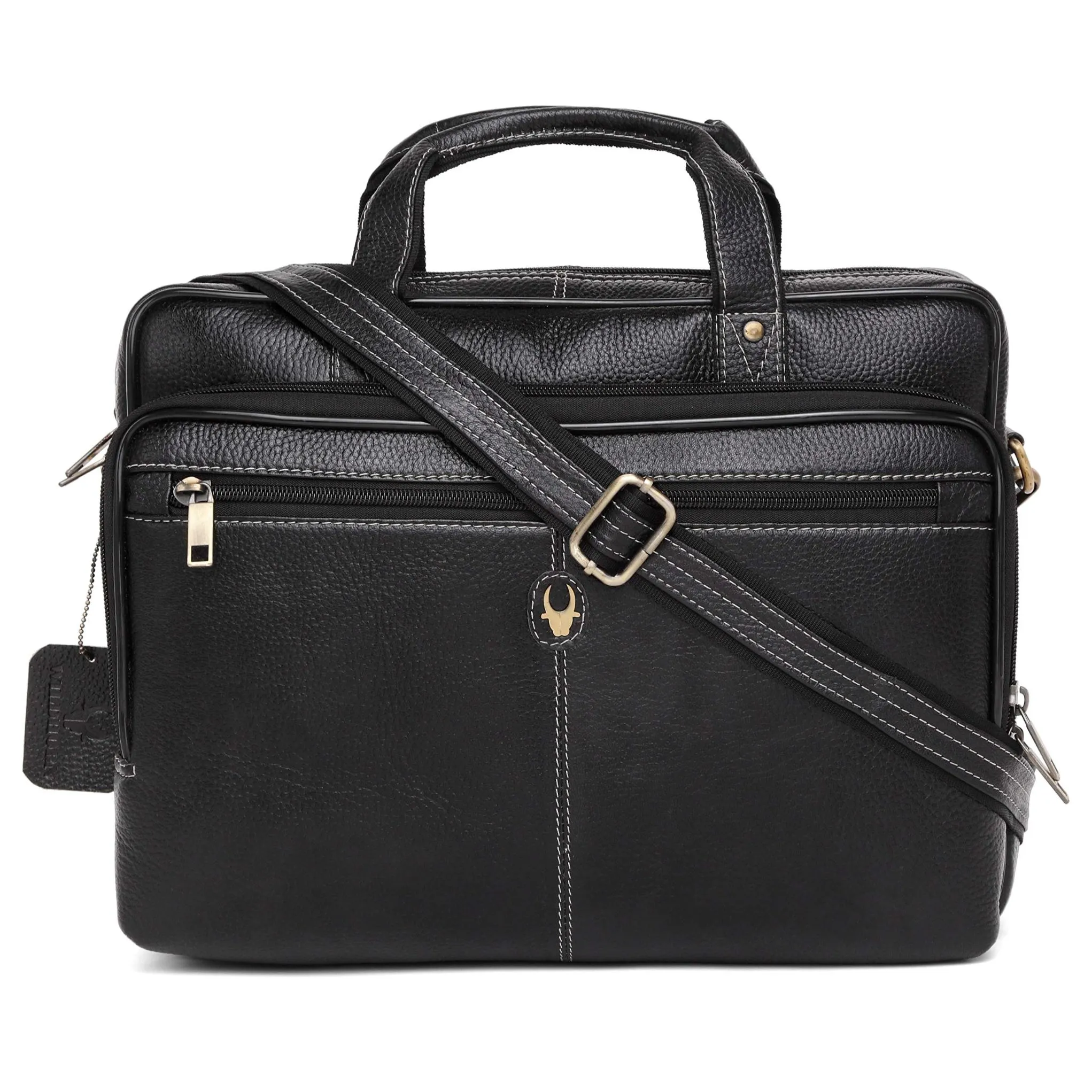 ANDOVER Leather Laptop Messenger Bag for Men