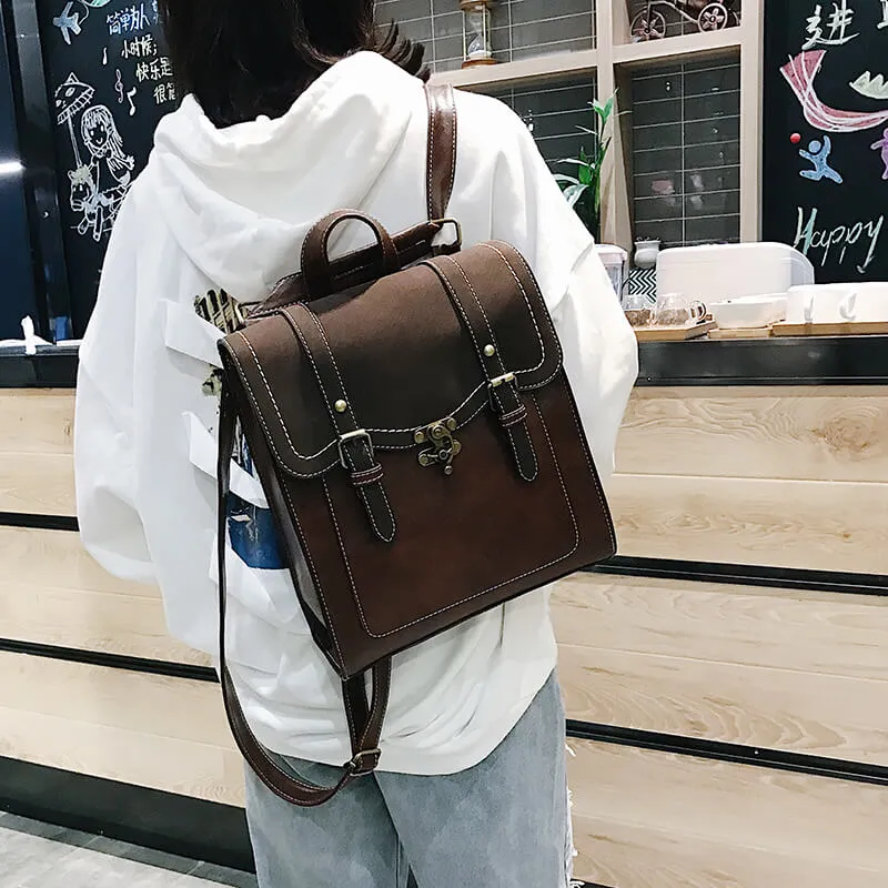 benpaolv Dark Academia Backpack Vintage Locker