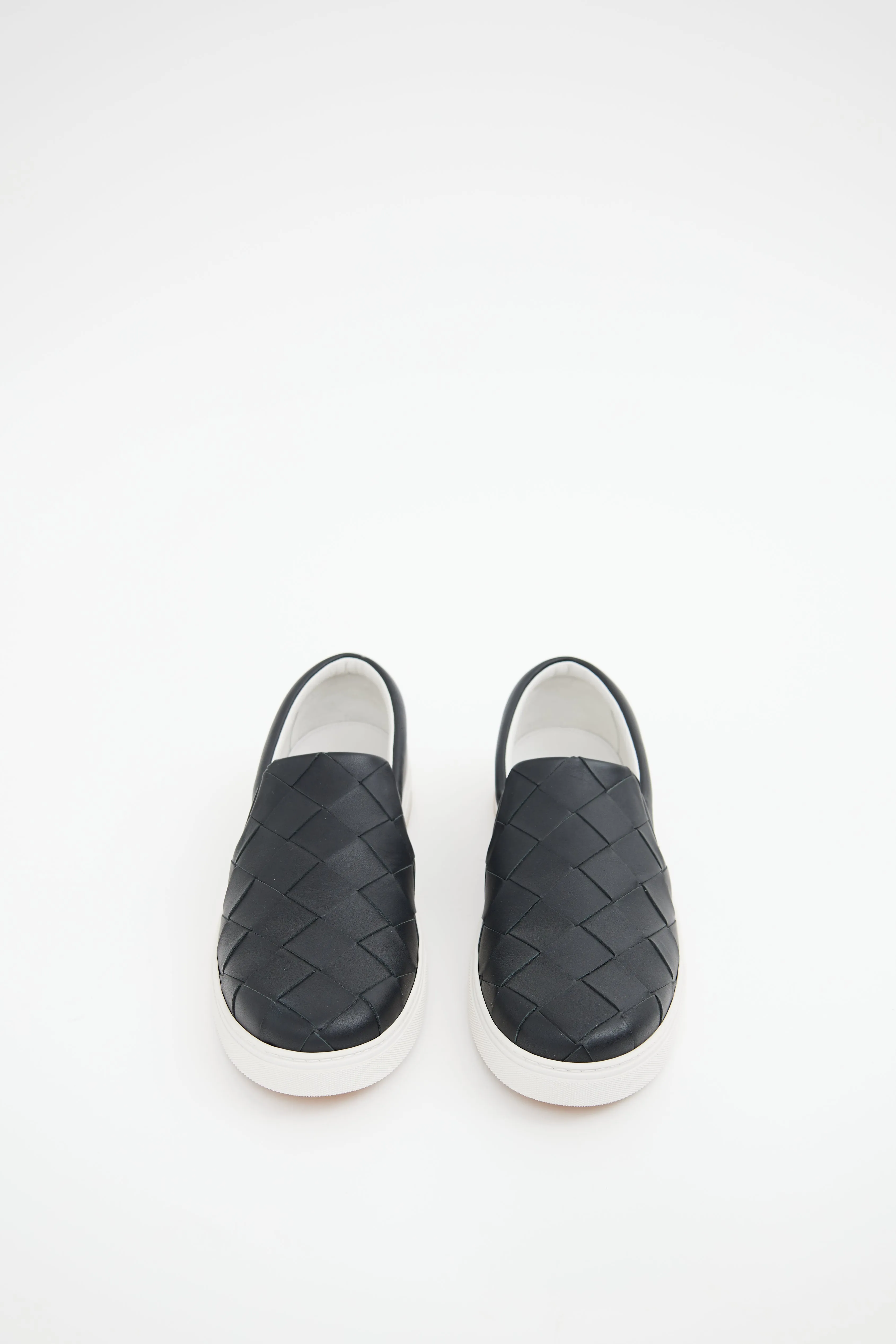 Black & White Maxi Intrecciato Sneaker