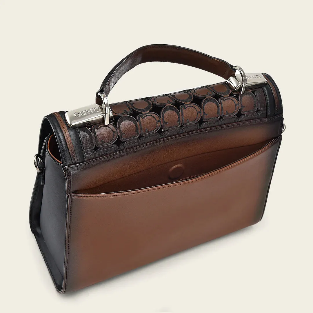 BOD0RRS - Cuadra brown casual western cowhide leather bag for women