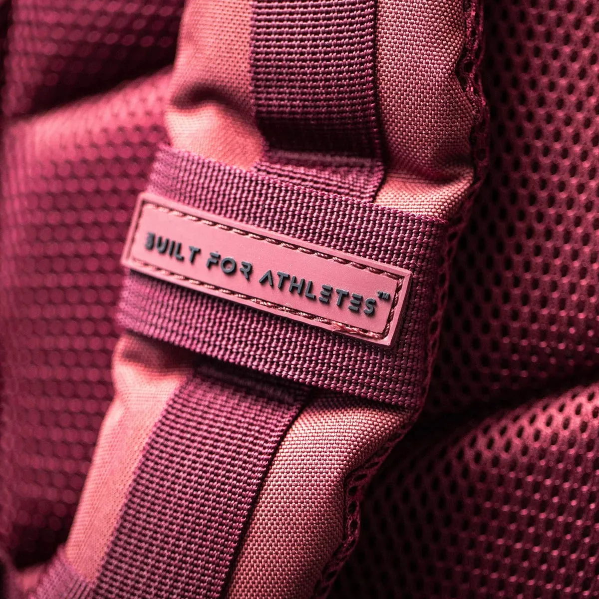 Built For Athletes Large Gym Backpack Burgundy