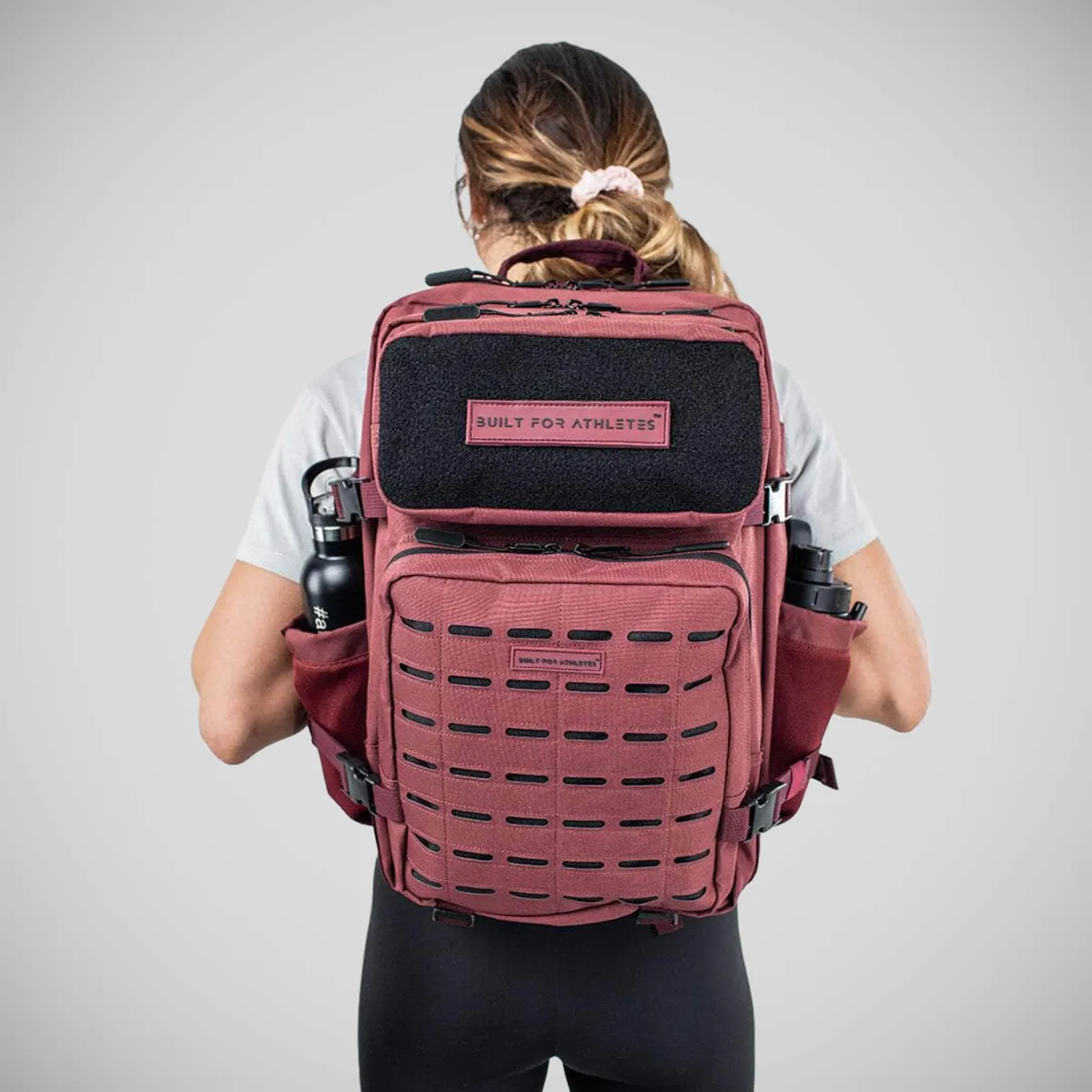 Built For Athletes Large Gym Backpack Burgundy