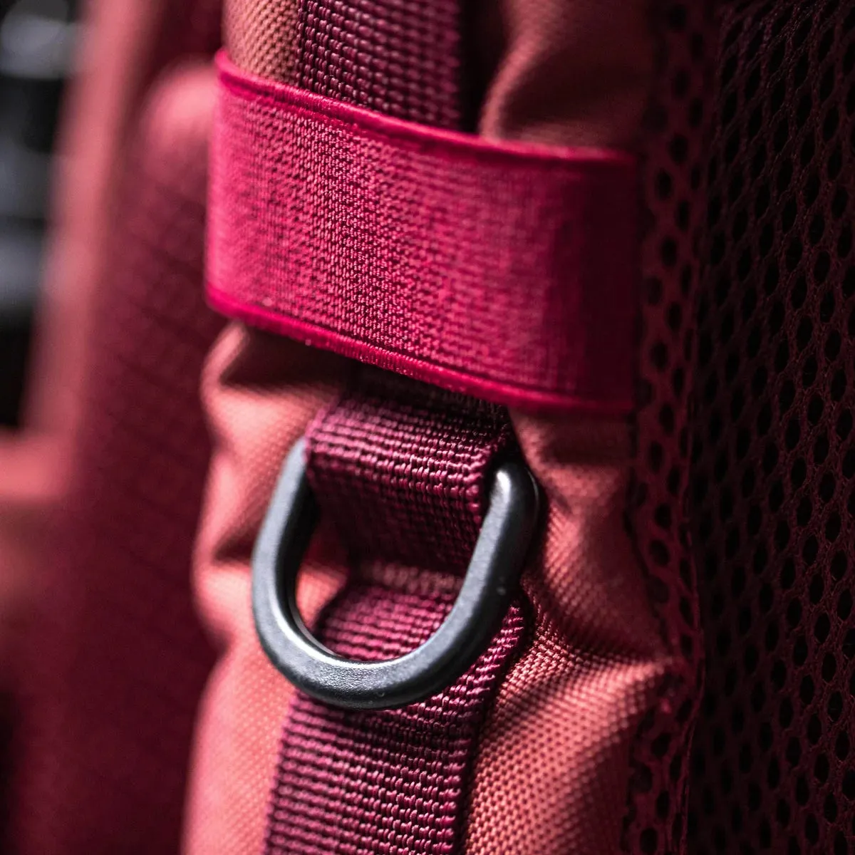 Built For Athletes Large Gym Backpack Burgundy