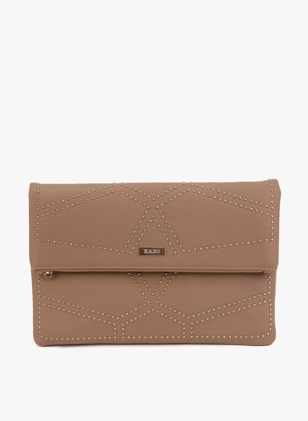 Claire Studded Tan Color Sling Bag