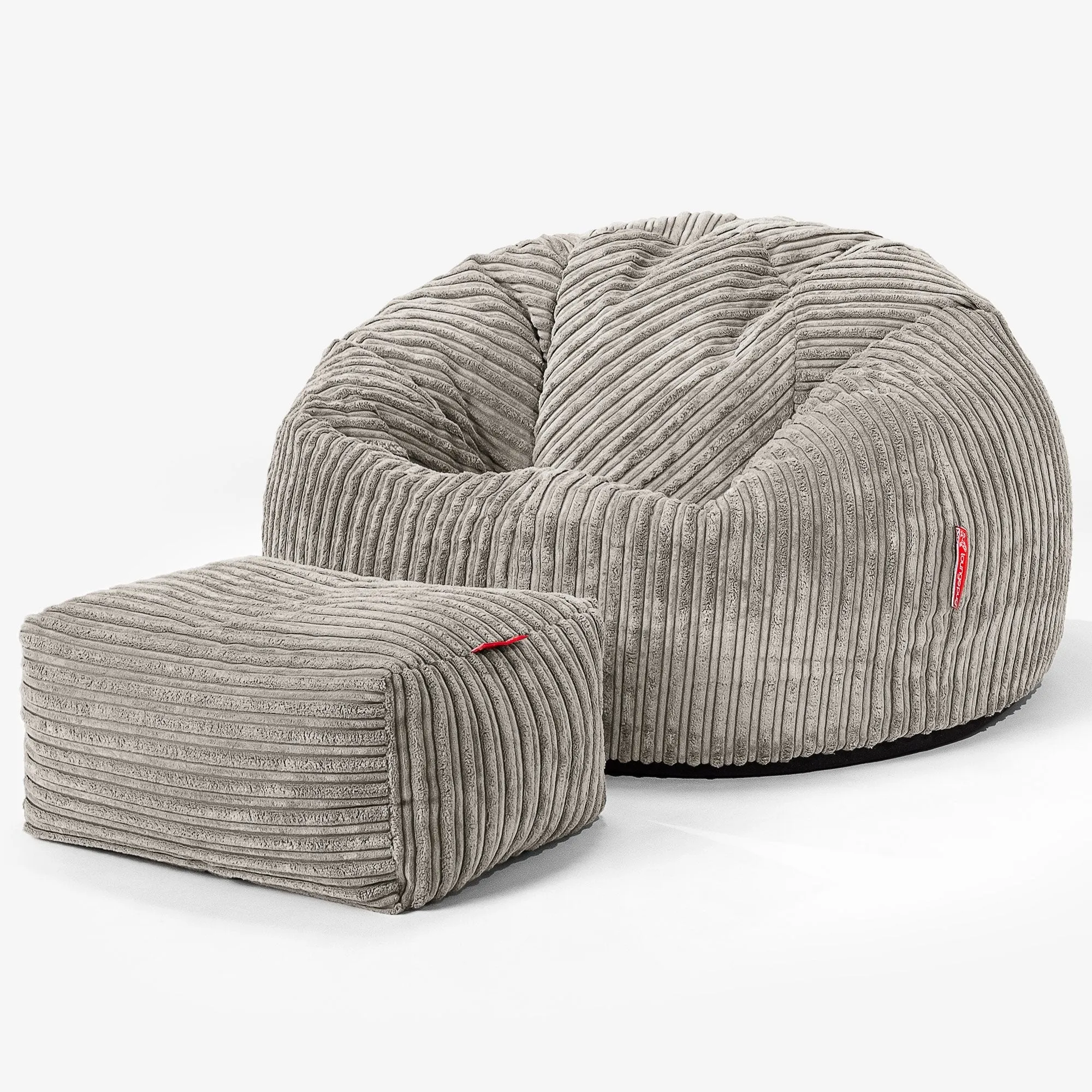 Classic Bean Bag Chair - Cord Mink