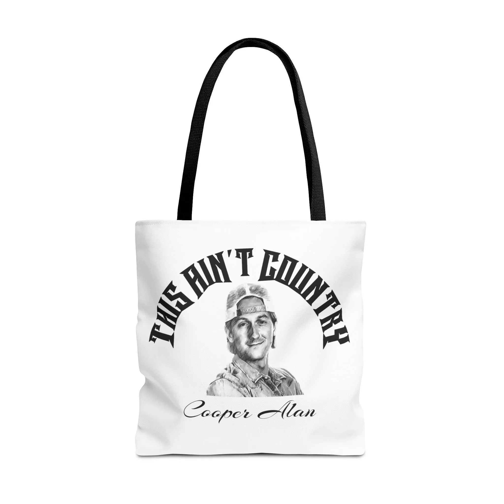 Cooper Alan 'This Ain't Country Tote Bag, Gift, Cooper Alan Tote Bag, Gift for Country Music Lover, Gift for Music fan, Country Music Bag