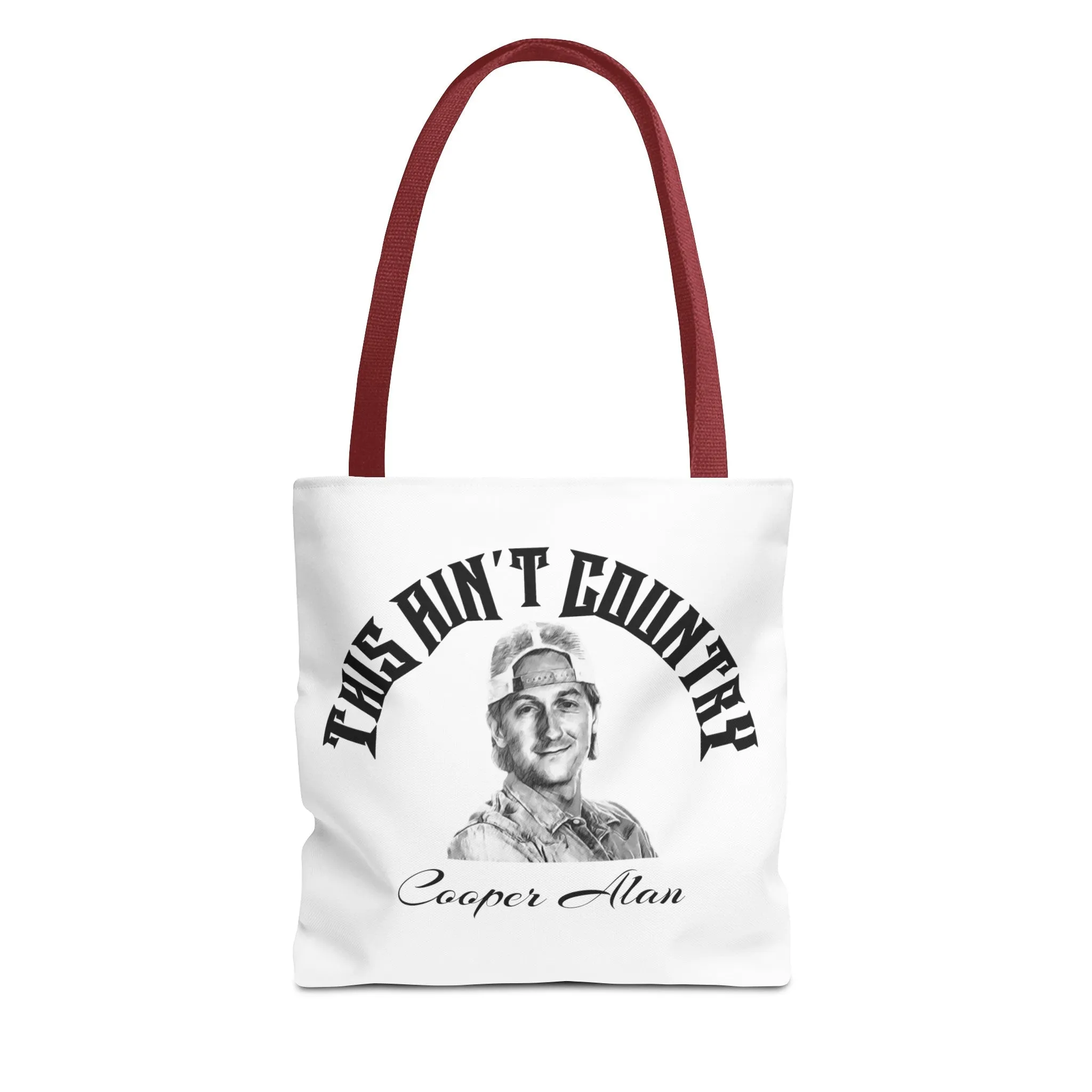 Cooper Alan 'This Ain't Country Tote Bag, Gift, Cooper Alan Tote Bag, Gift for Country Music Lover, Gift for Music fan, Country Music Bag