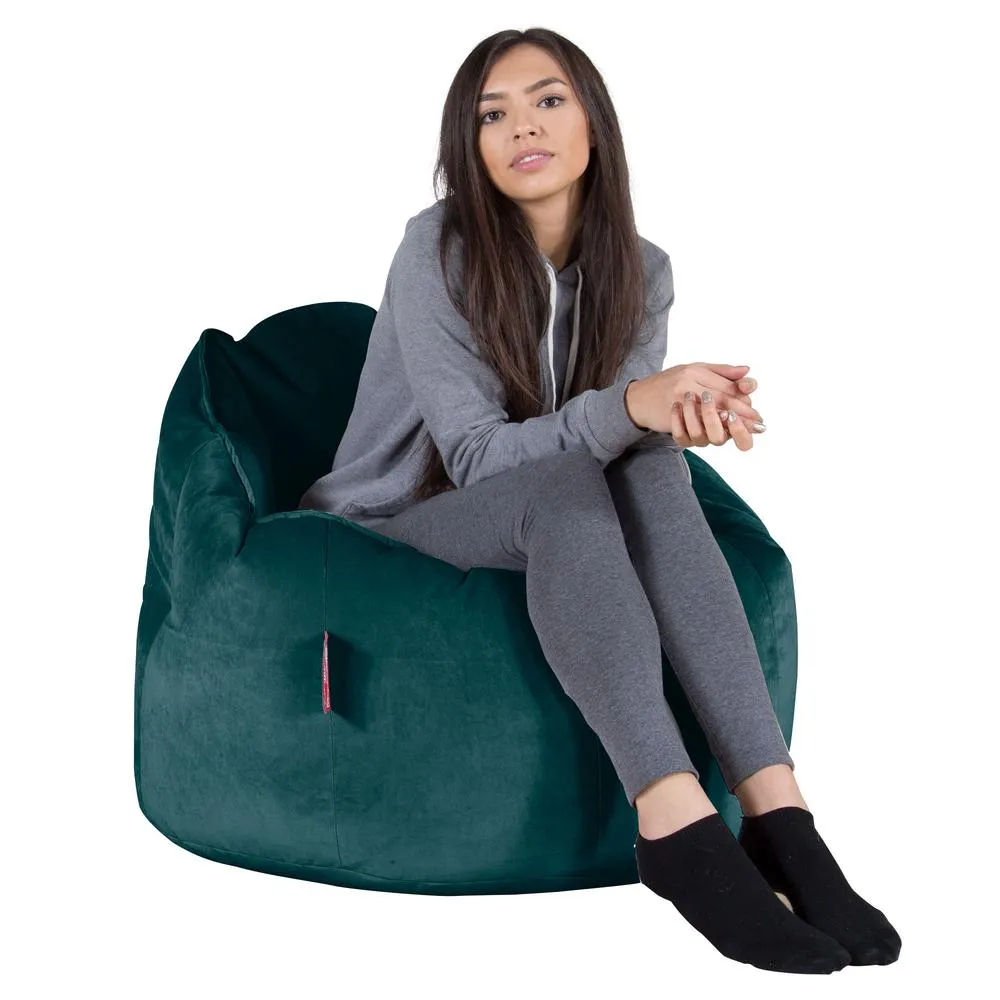 Cuddle Up Beanbag Chair - Velvet Teal