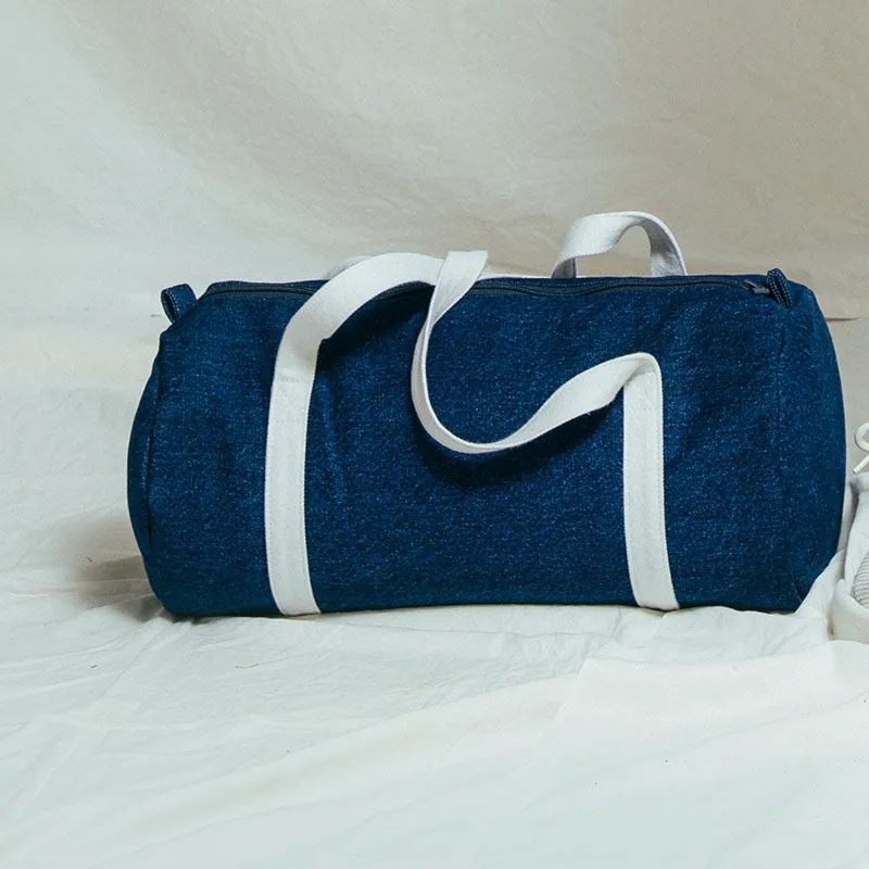 Denim Duffle Bag