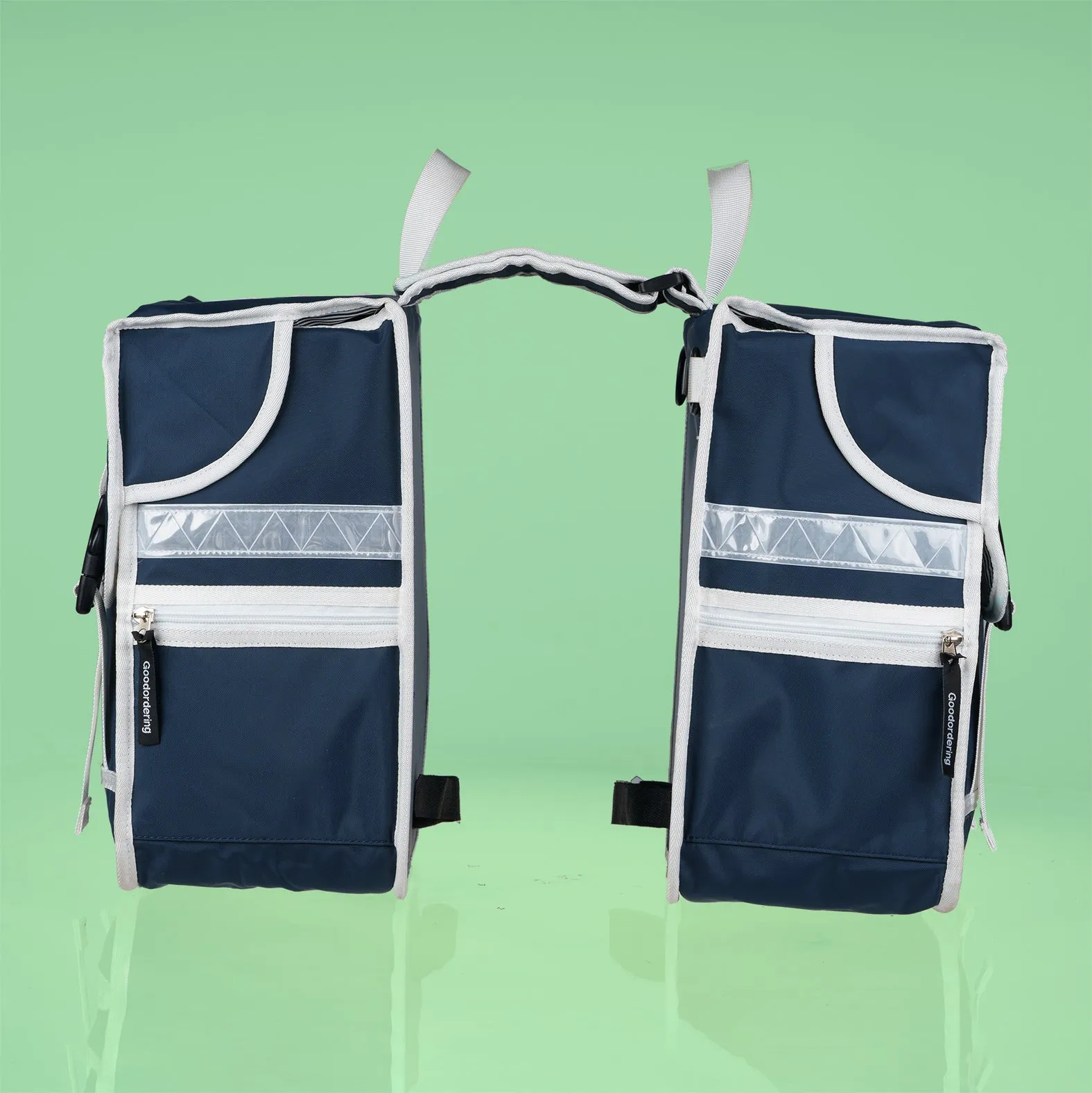 Double Pannier bag Navy Eco bicycle luggage