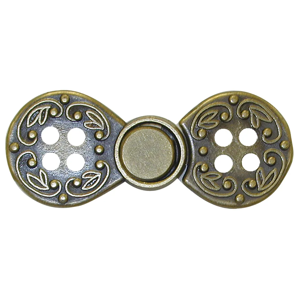 ELAN Metal Clasp - 55mm (2⅛") - Antique Gold -2 pcs