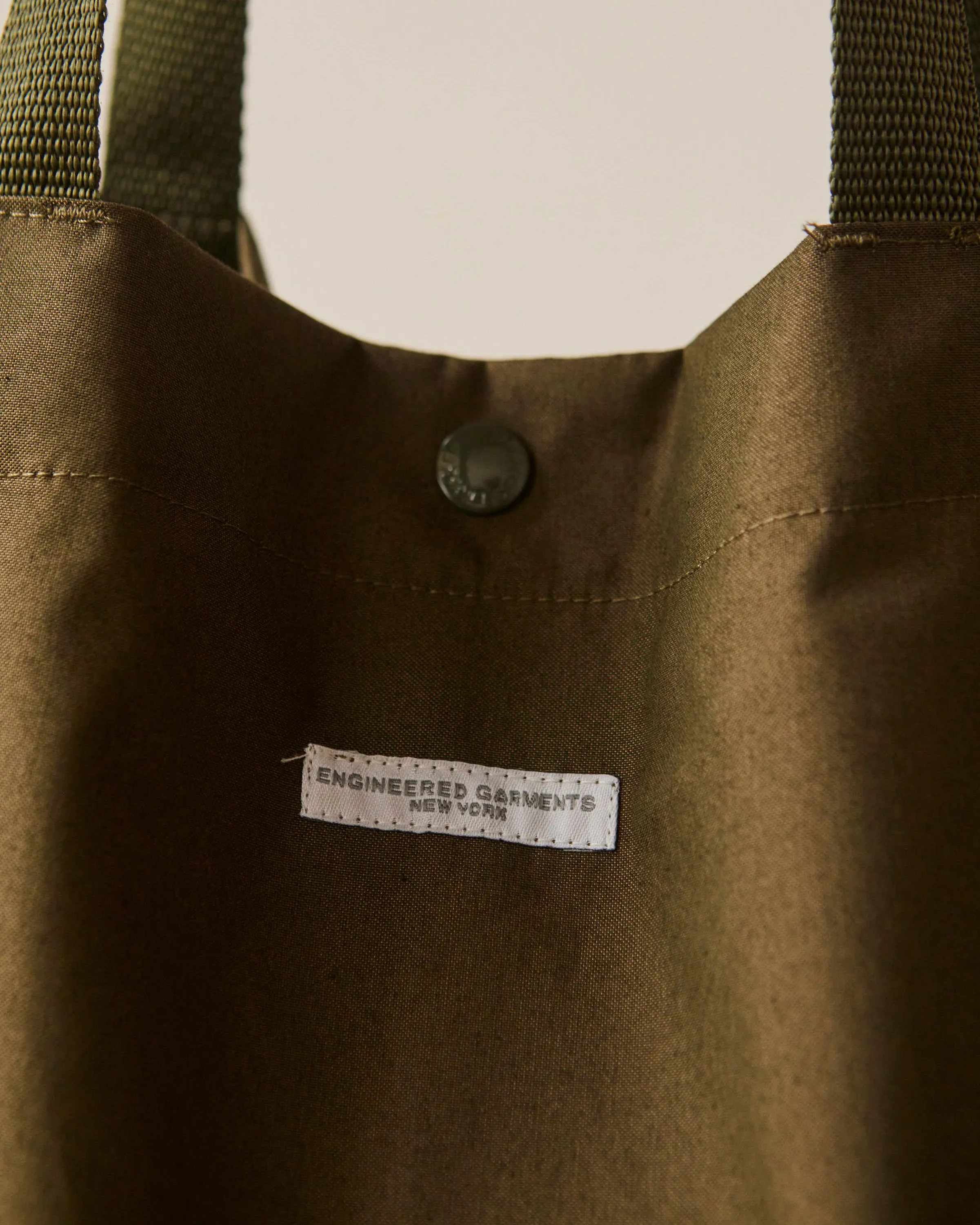 Engineered Garments Weather Poplin Carry All Tote, Olive