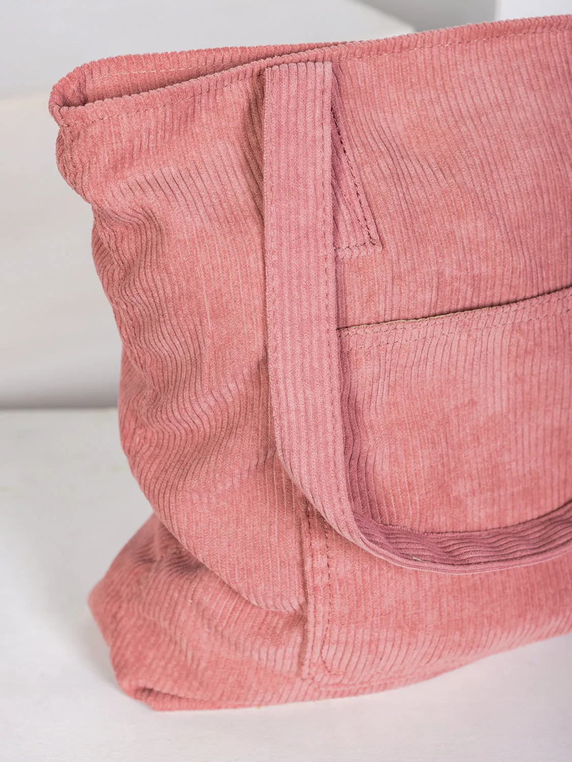 Evergreen Cord Tote Bag - Pink