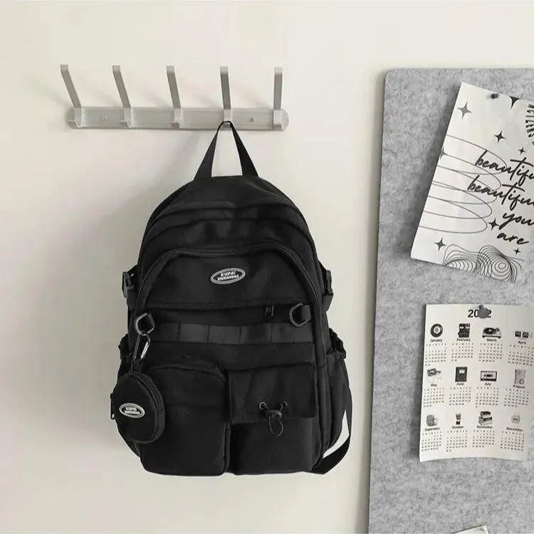 Extra Pockets Casual School Backpack