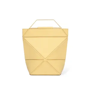 Facet Classic Foldable Top Handle Bag - Yellow