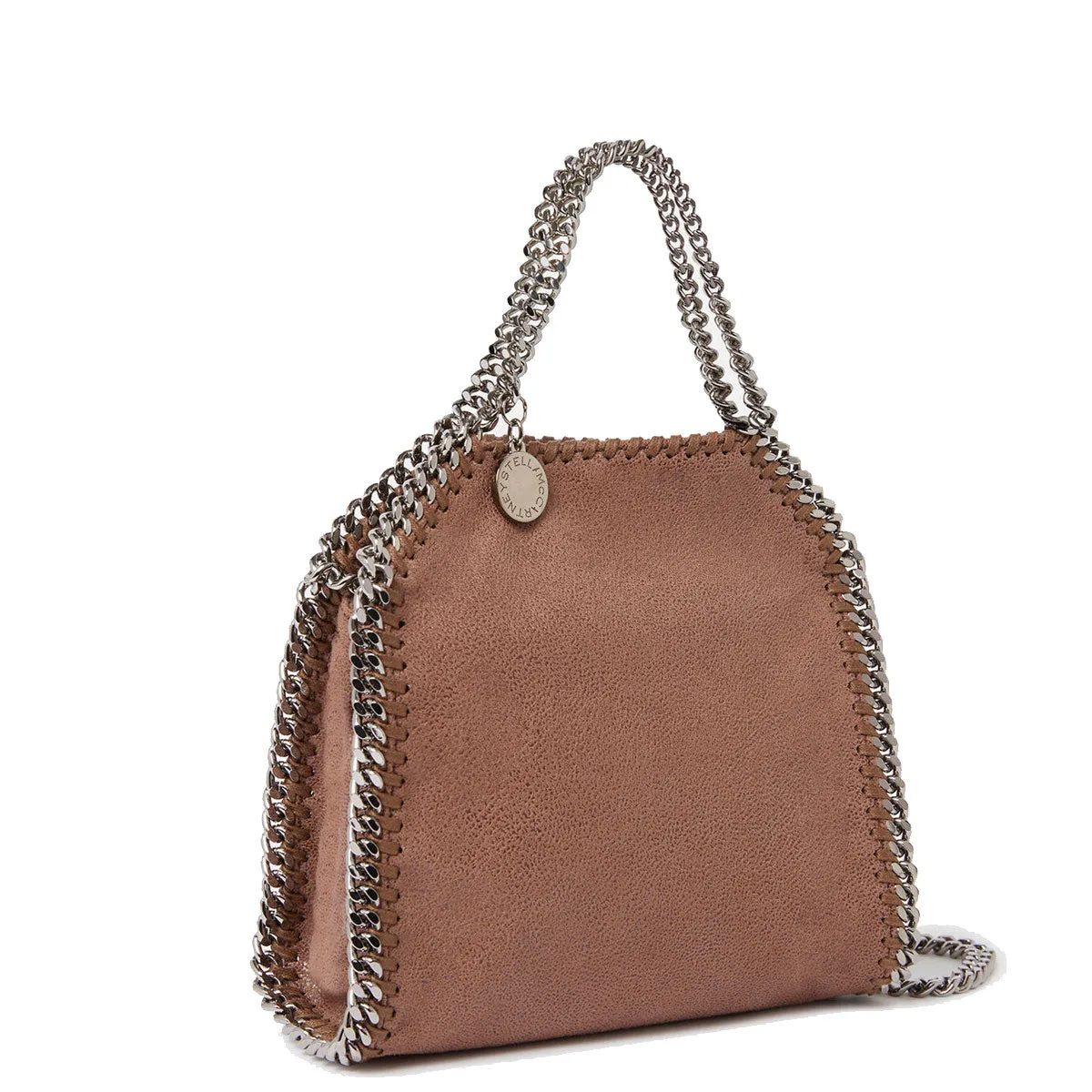 Falabella Mini Tote Bag Eco Deer (S), Dark Taupe