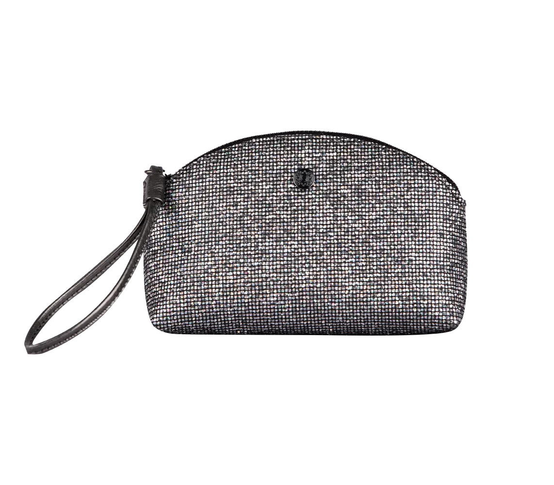 Float Glitter Pouch Black