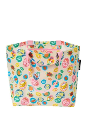 Fruit Stickers Medium Tote