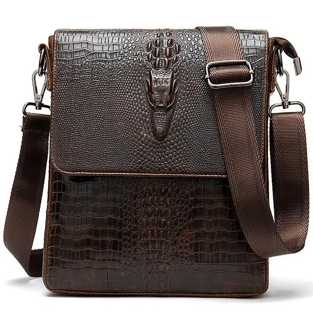 GatorLuxe Zipper Close Single Strap Messenger Bag