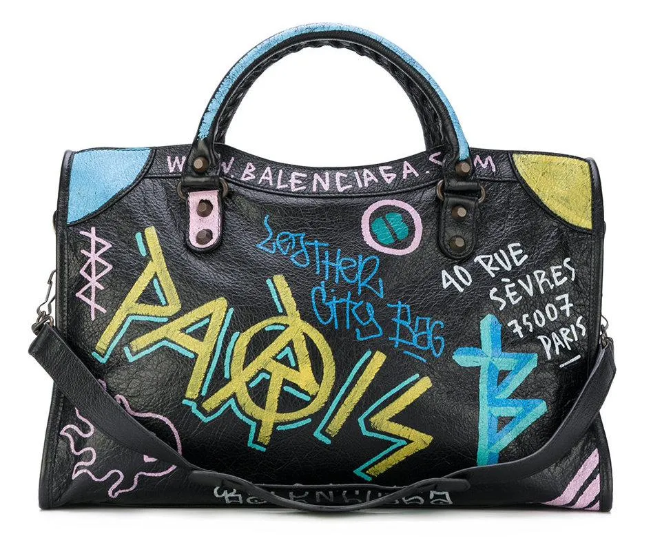 Graffiti Classic City Tote Bag