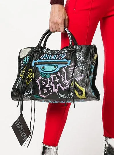 Graffiti Classic City Tote Bag