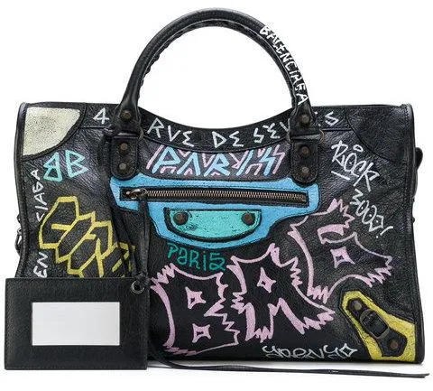 Graffiti Classic City Tote Bag