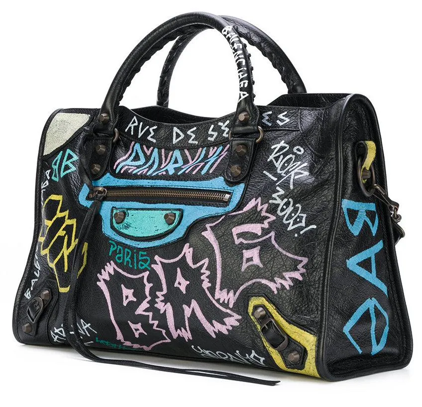 Graffiti Classic City Tote Bag