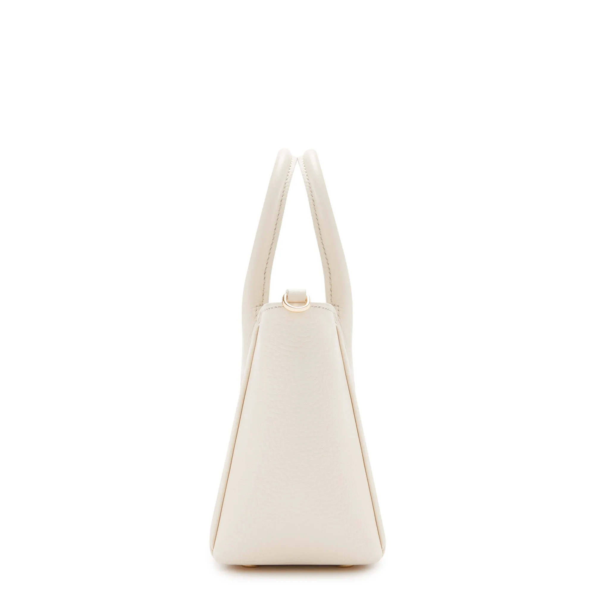 Honoré Cloe Mini cream calfskin leather handbag