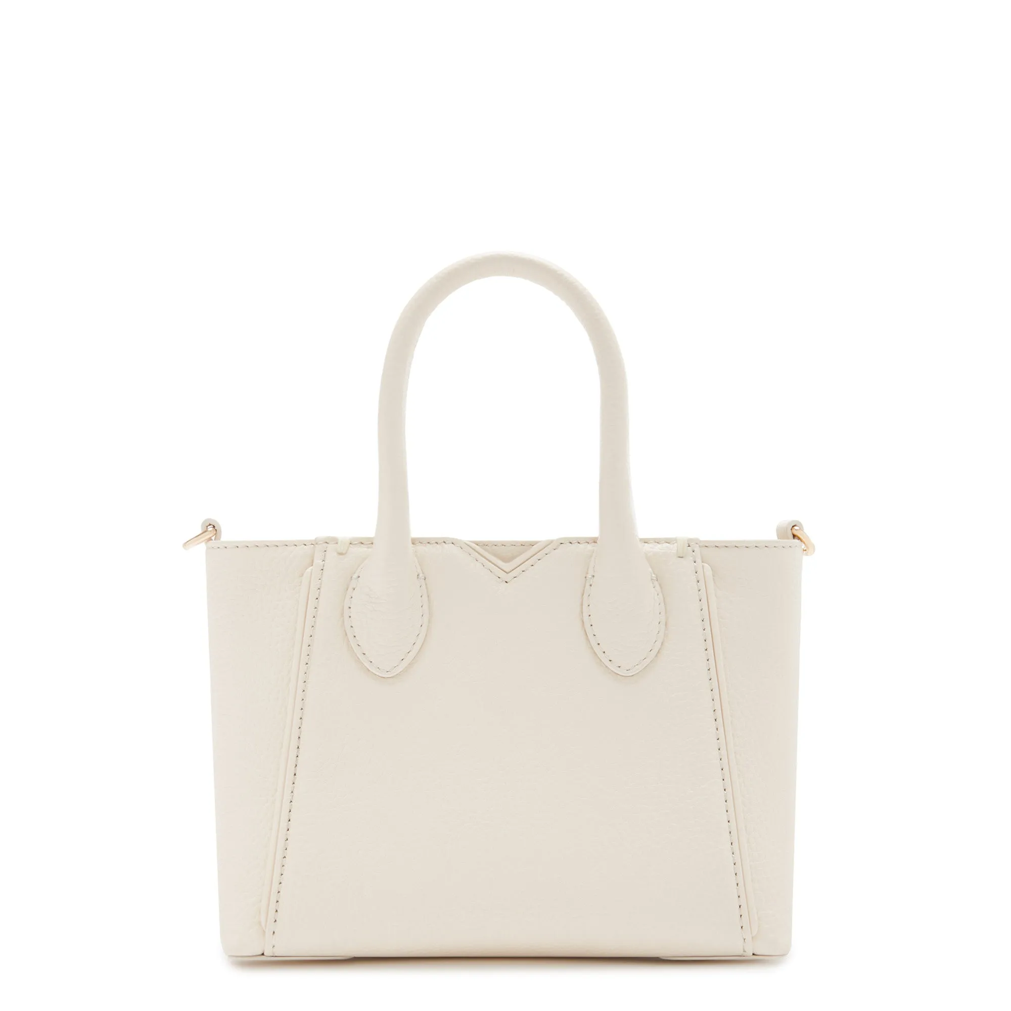 Honoré Cloe Mini cream calfskin leather handbag