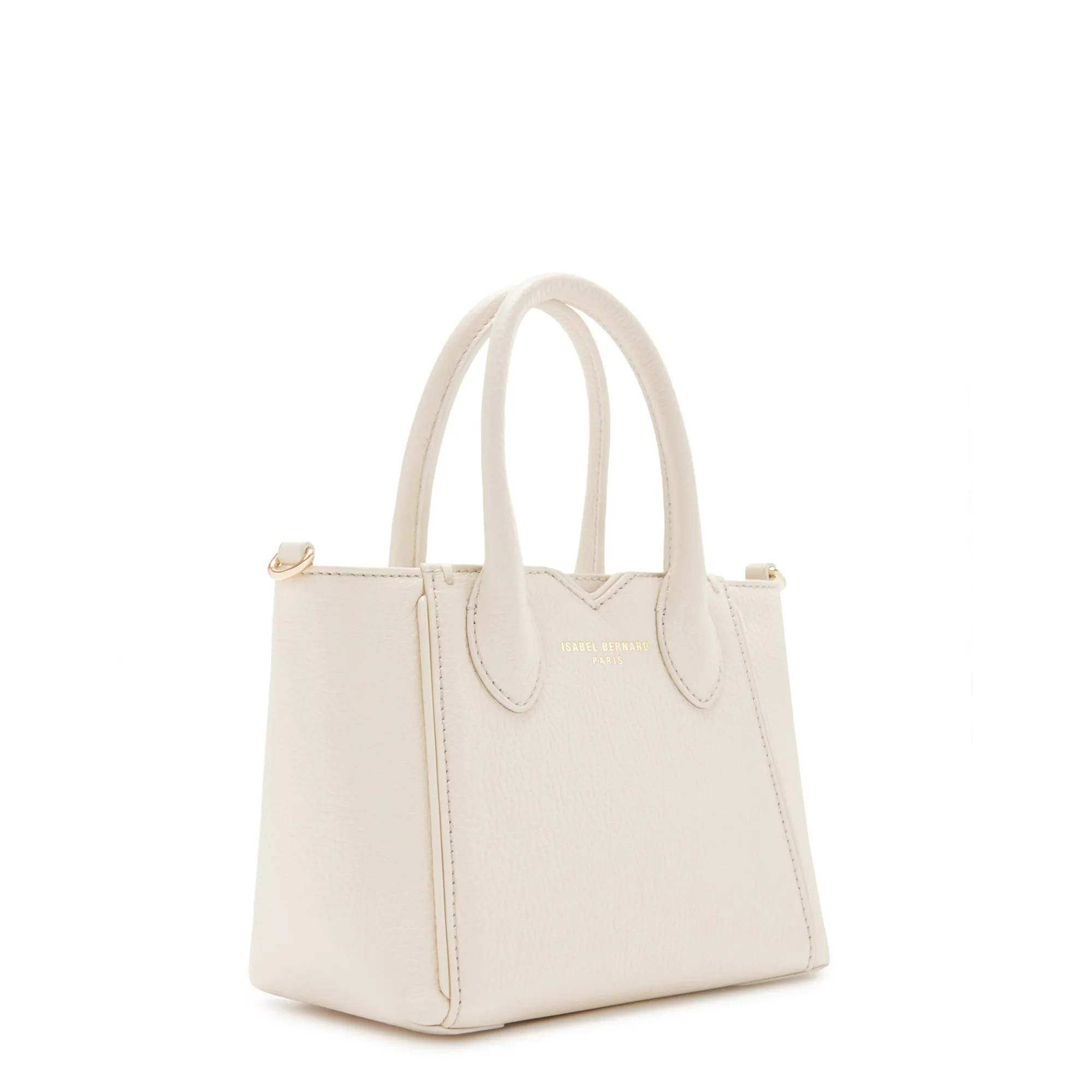 Honoré Cloe Mini cream calfskin leather handbag