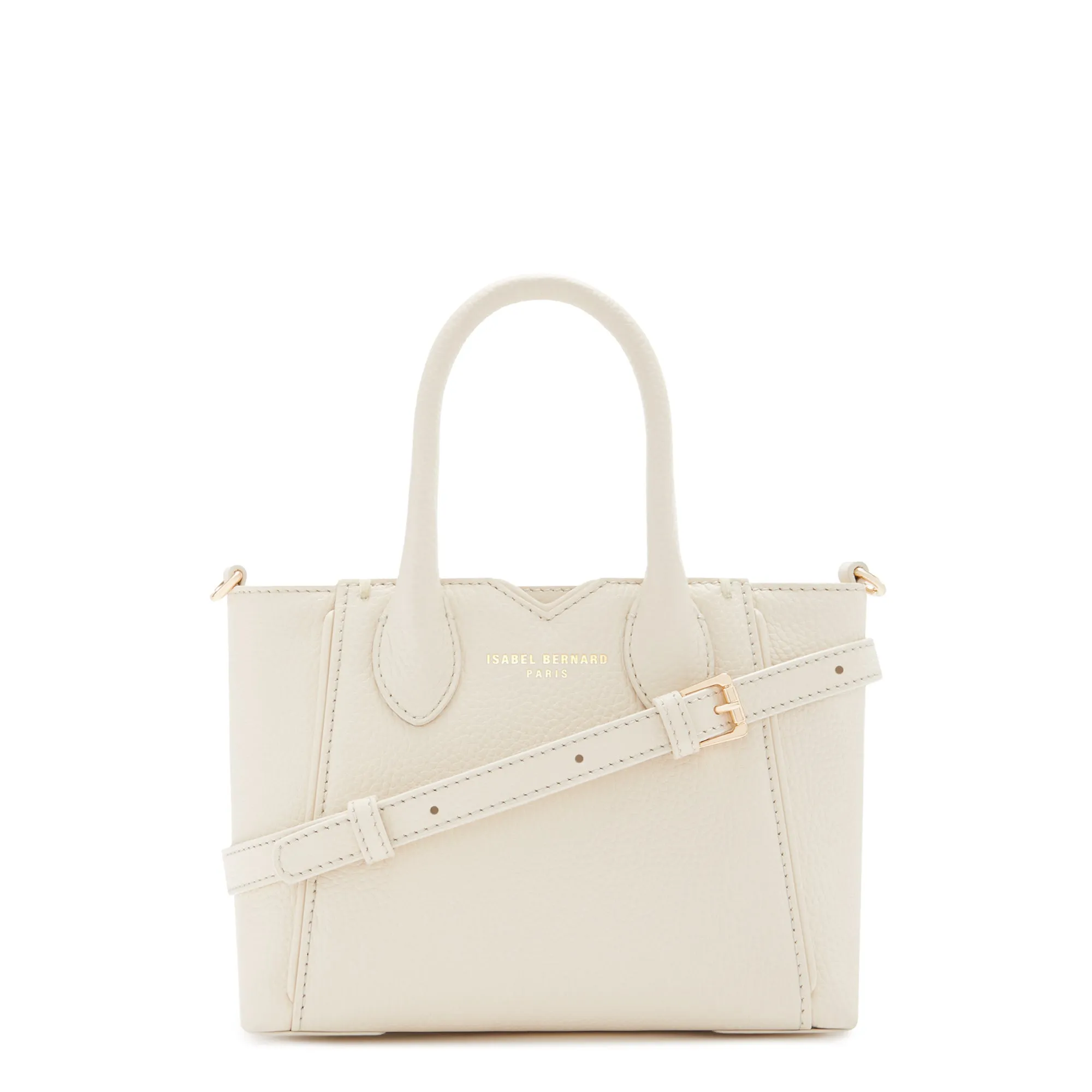 Honoré Cloe Mini cream calfskin leather handbag