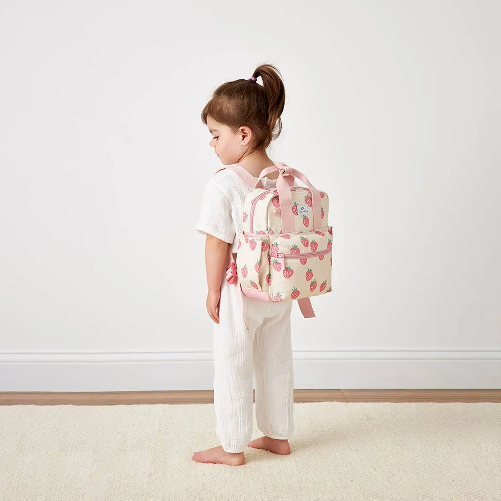 Itzy Bitzy Backpack | Strawberries & Cream