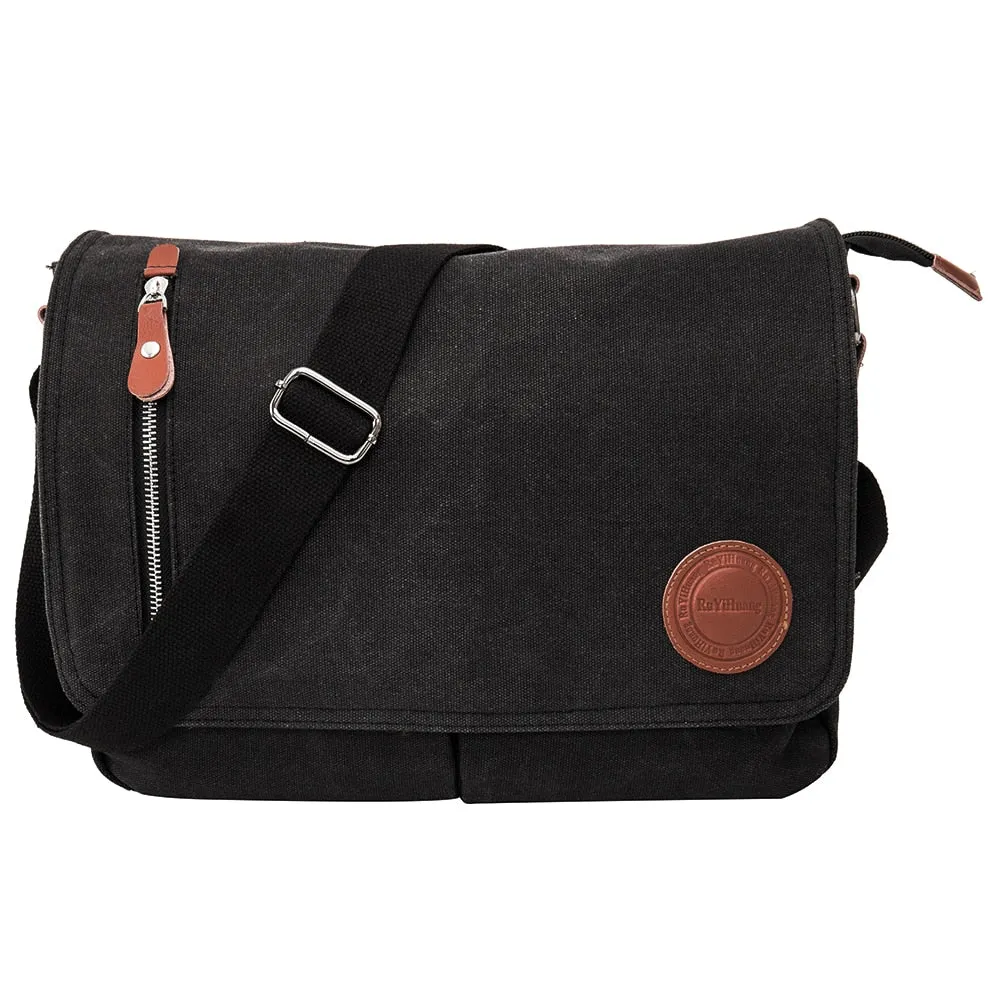 Leather Crossbody Bags Men Messenger