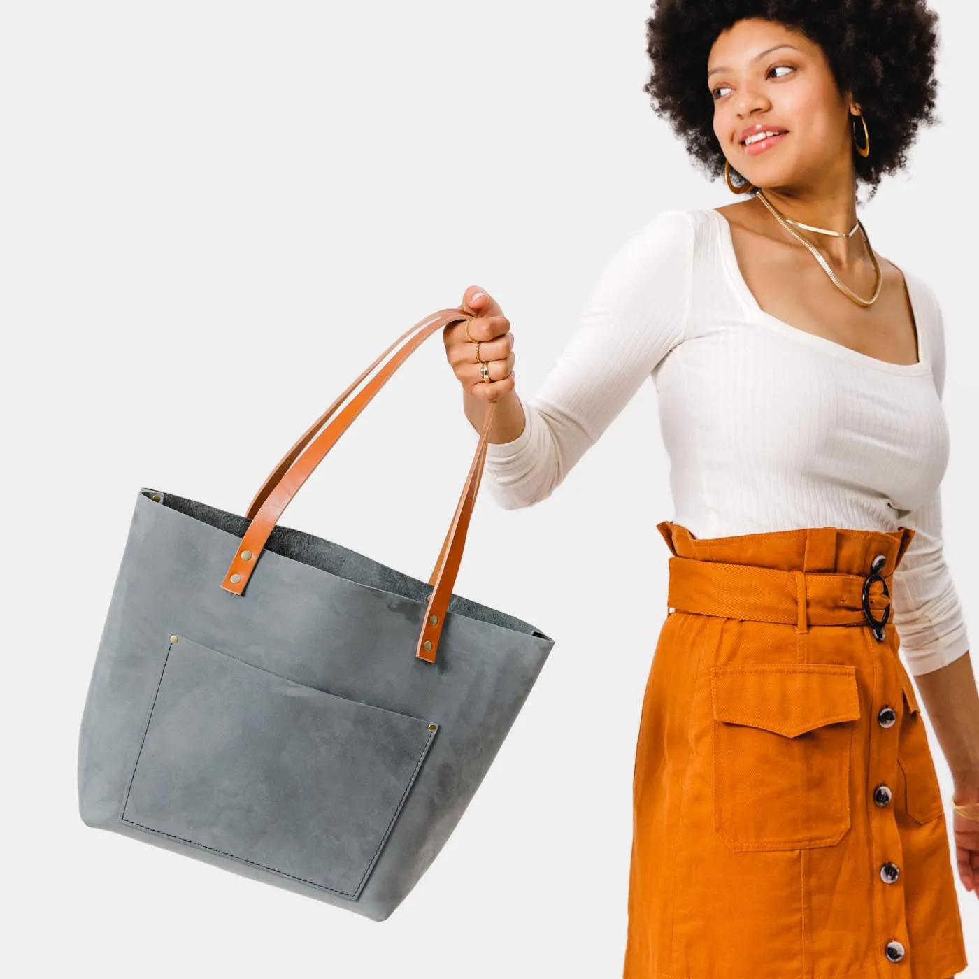 Leather Tote Bag