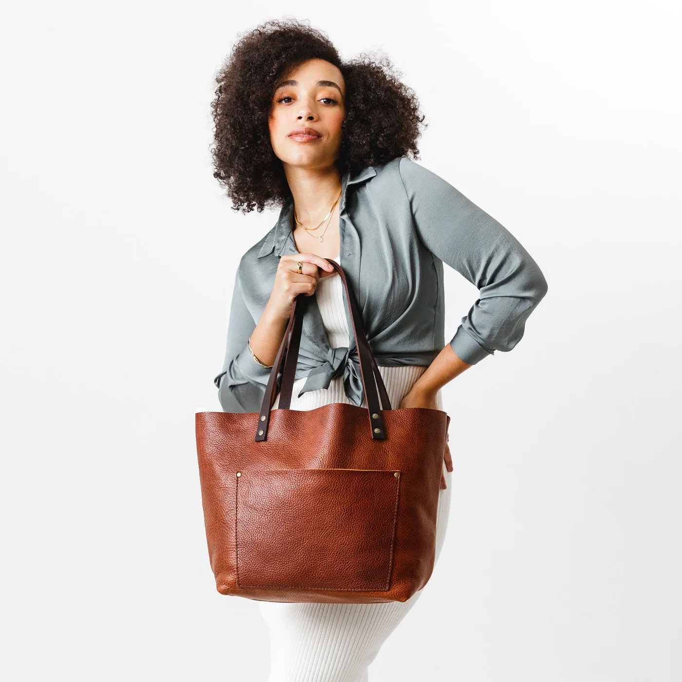 Leather Tote Bag