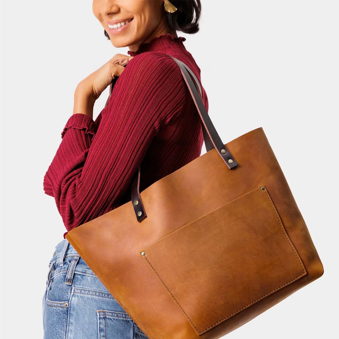 Leather Tote Bag