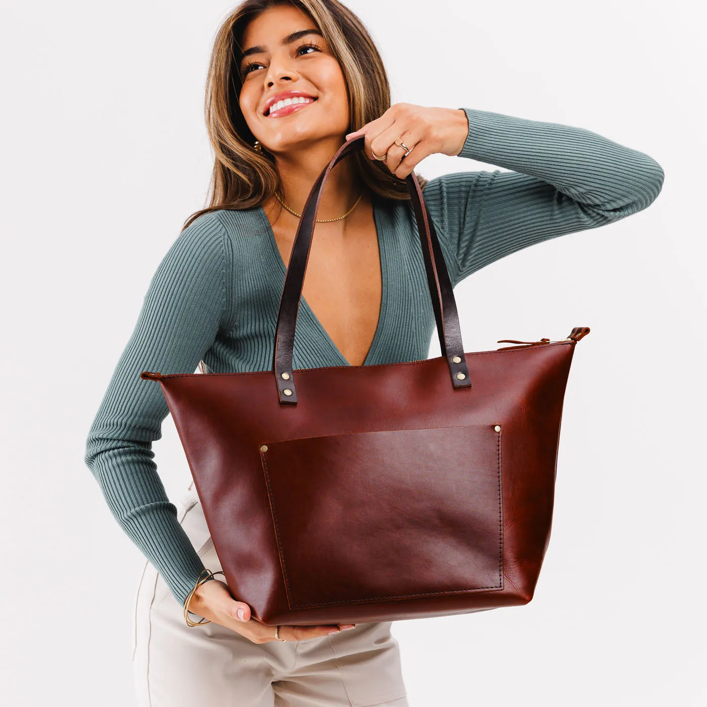 Leather Tote Bag