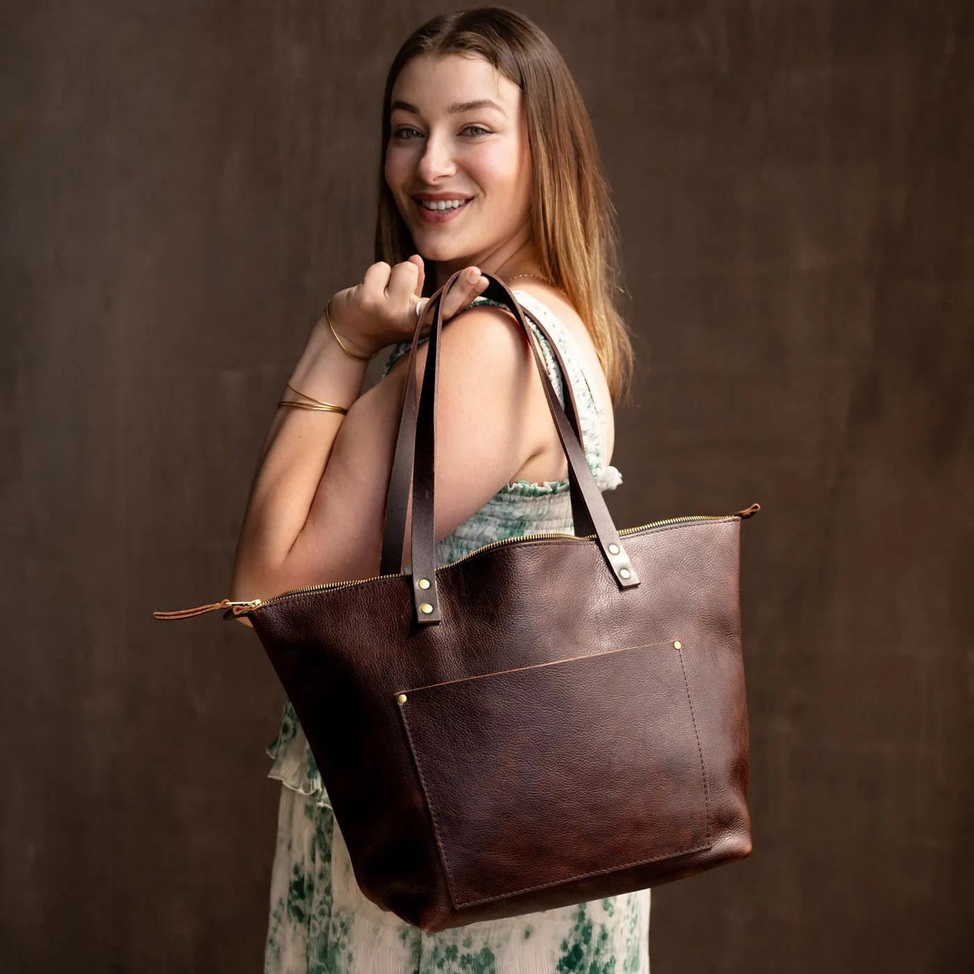 Leather Tote Bag