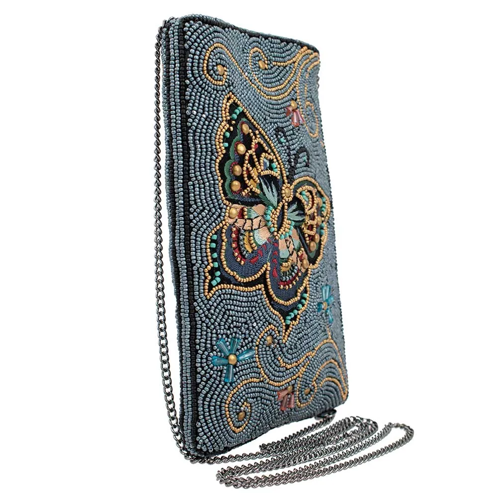 MAR Mariposa Beaded Crossbody Phone Bag