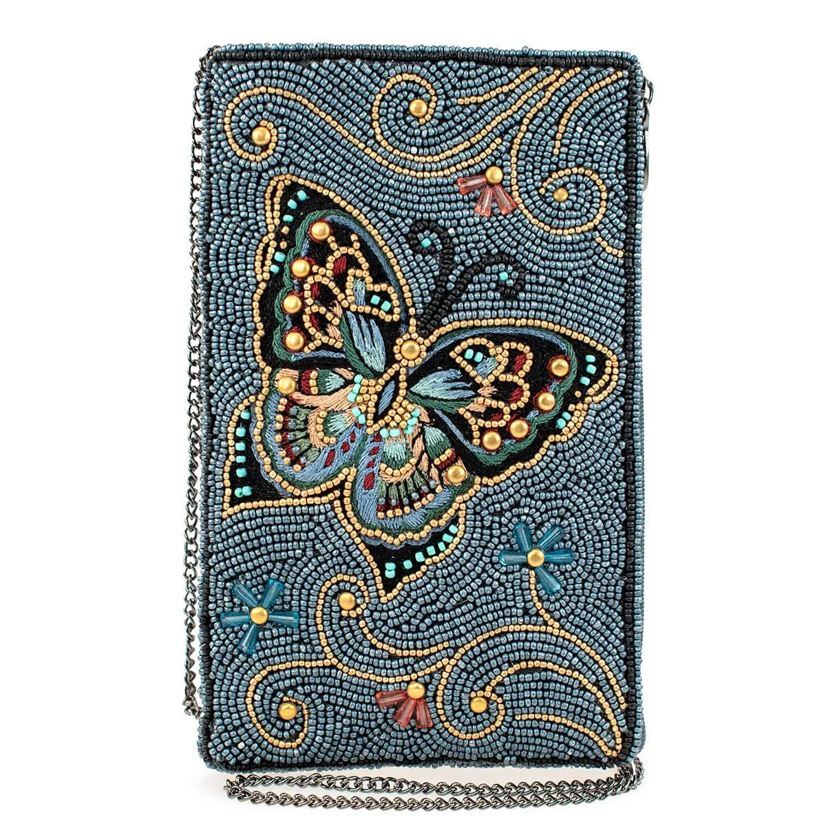 MAR Mariposa Beaded Crossbody Phone Bag