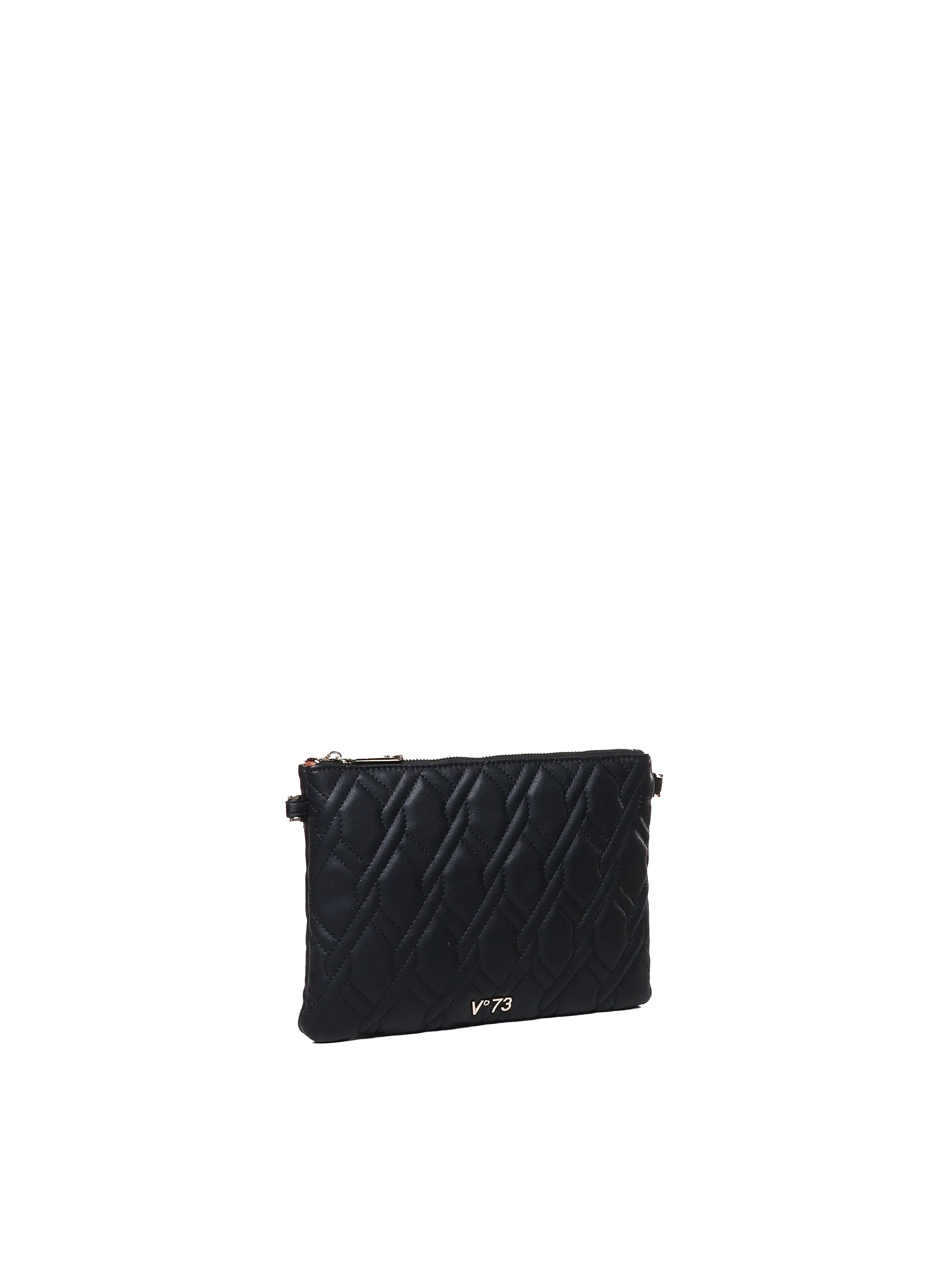 Margaret Ecoleather Clutch Bag in Black