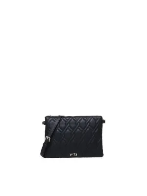 Margaret Ecoleather Clutch Bag in Black